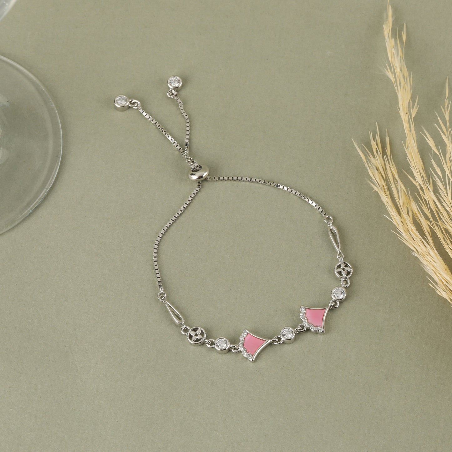 925 Sterling Silver Bracelet (Adjustable)