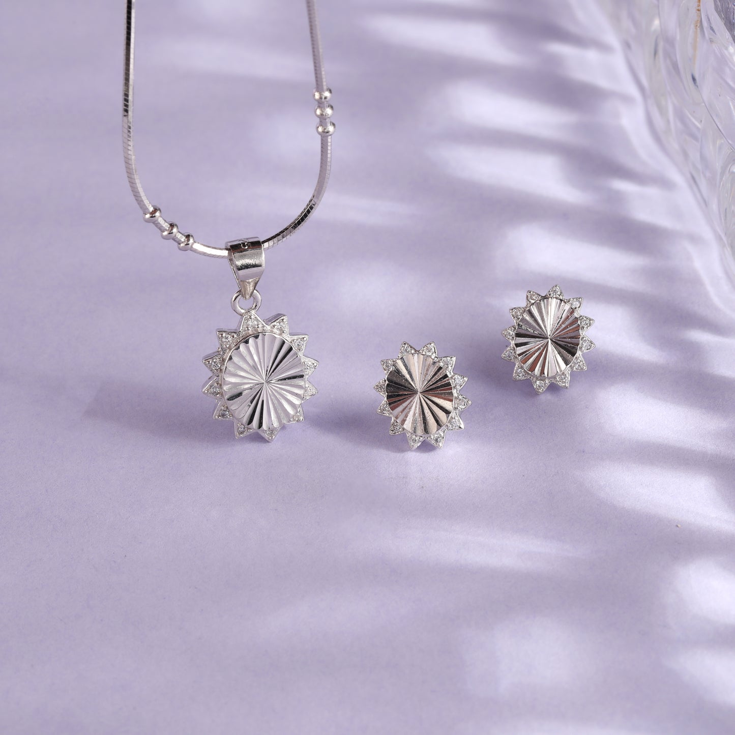 925 Sterling Silver Pendant Set