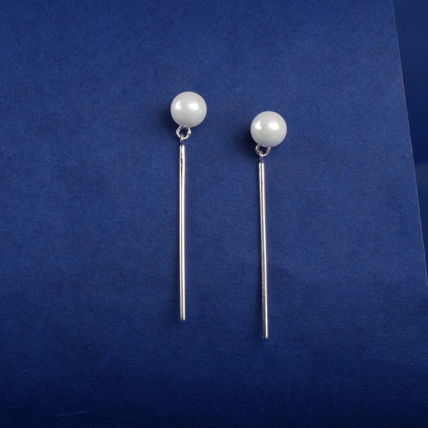 925 Sterling Silver Earrings Pearl Dangle
