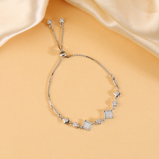 925 Sterling Silver Bracelet Adjustable