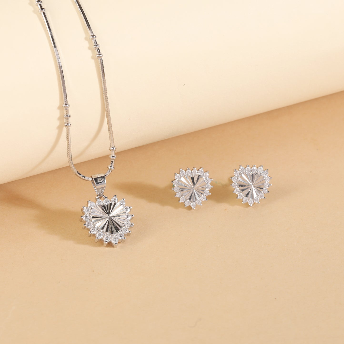 925 Sterling Silver Pendant Set