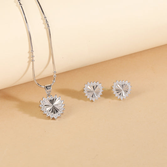 925 Sterling Silver Pendant Set
