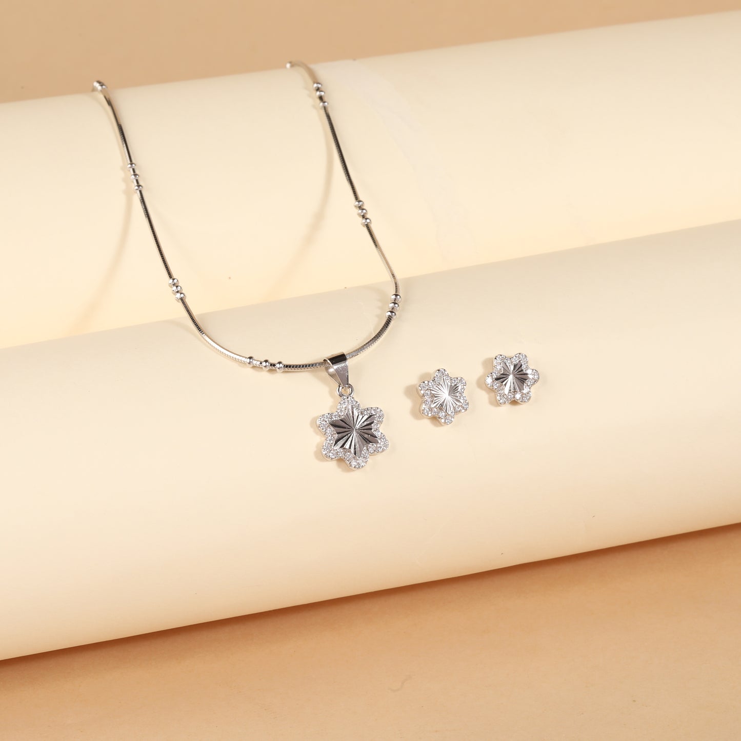 925 Sterling Silver Pendant Set