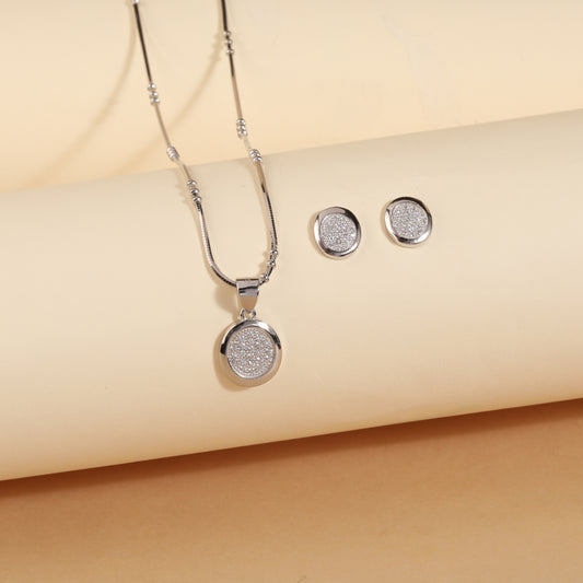 925 Sterling Silver Pendant Set
