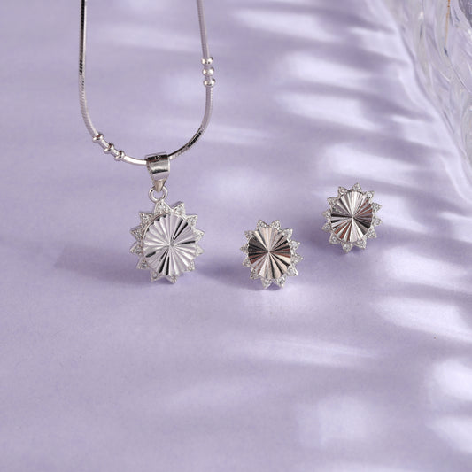 925 Sterling Silver Pendant Set