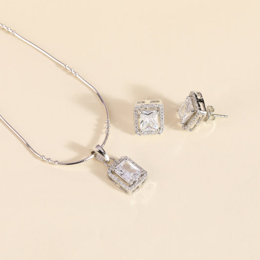 925 Sterling Silver Pendant Set