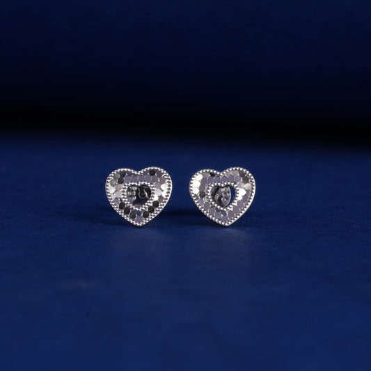 925 Sterling Silver Plain Heart Tops