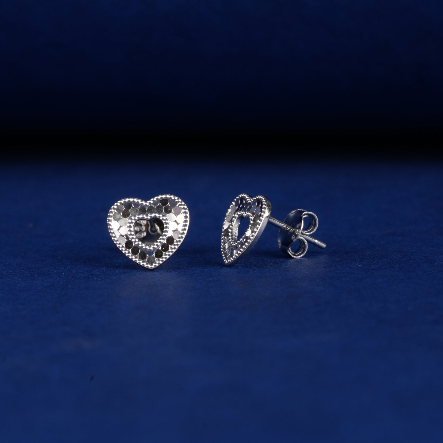 925 Sterling Silver Plain Heart Tops