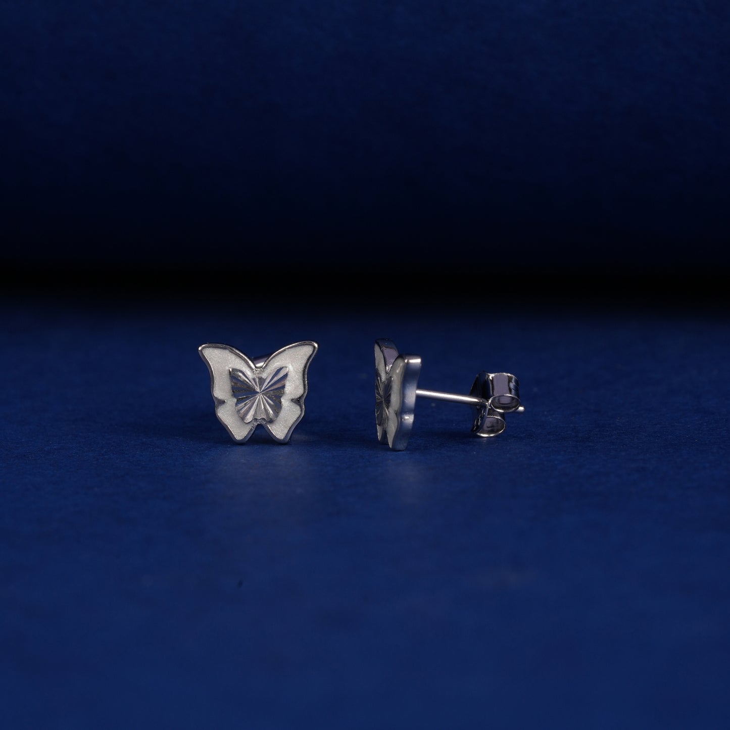 925 Sterling Silver Plain Butterfly Tops