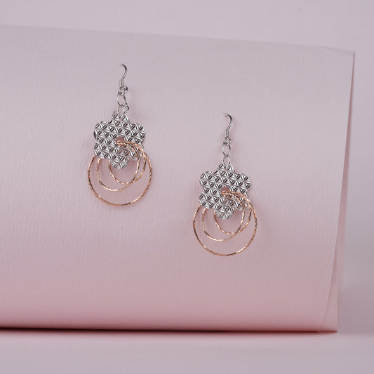 925 Sterling Silver Laser Cut Earrings
