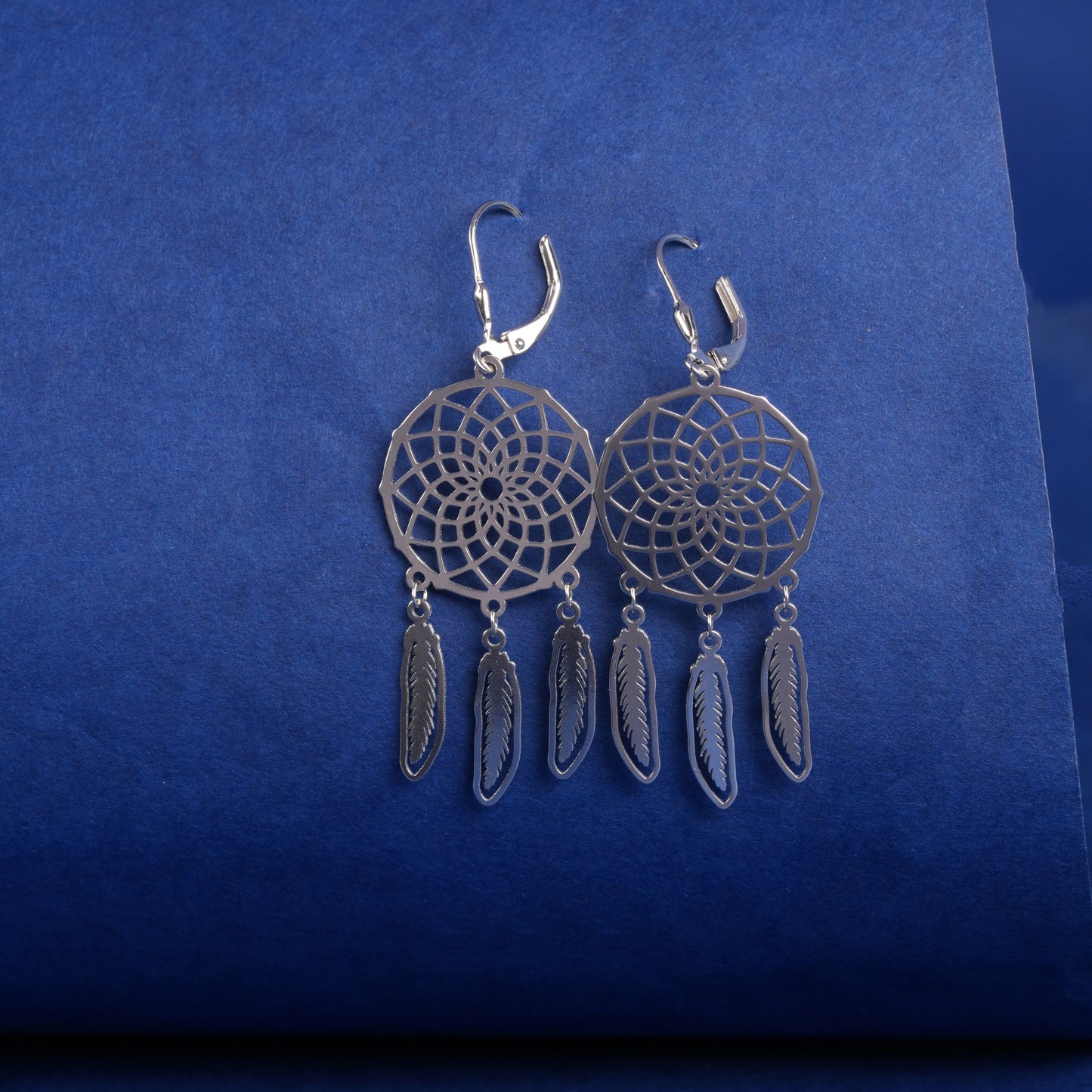 925 Sterling Silver Dreamcatcher Earrings