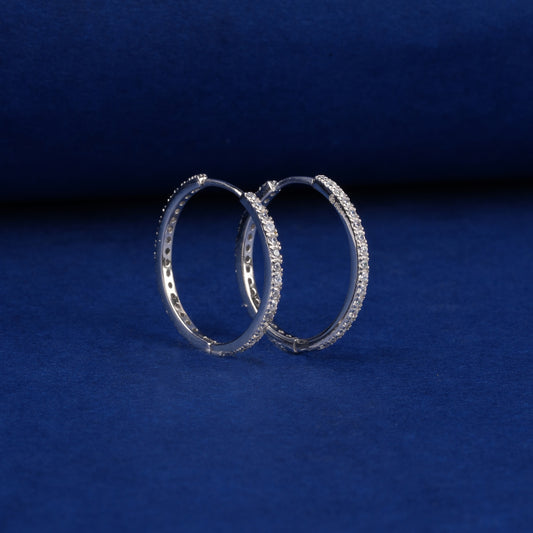 925 Sterling Silver Hoop Earrings