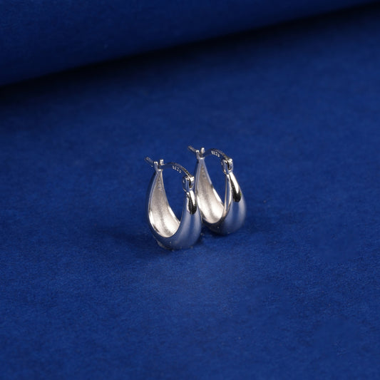 925 Sterling Silver Hoop Earrings