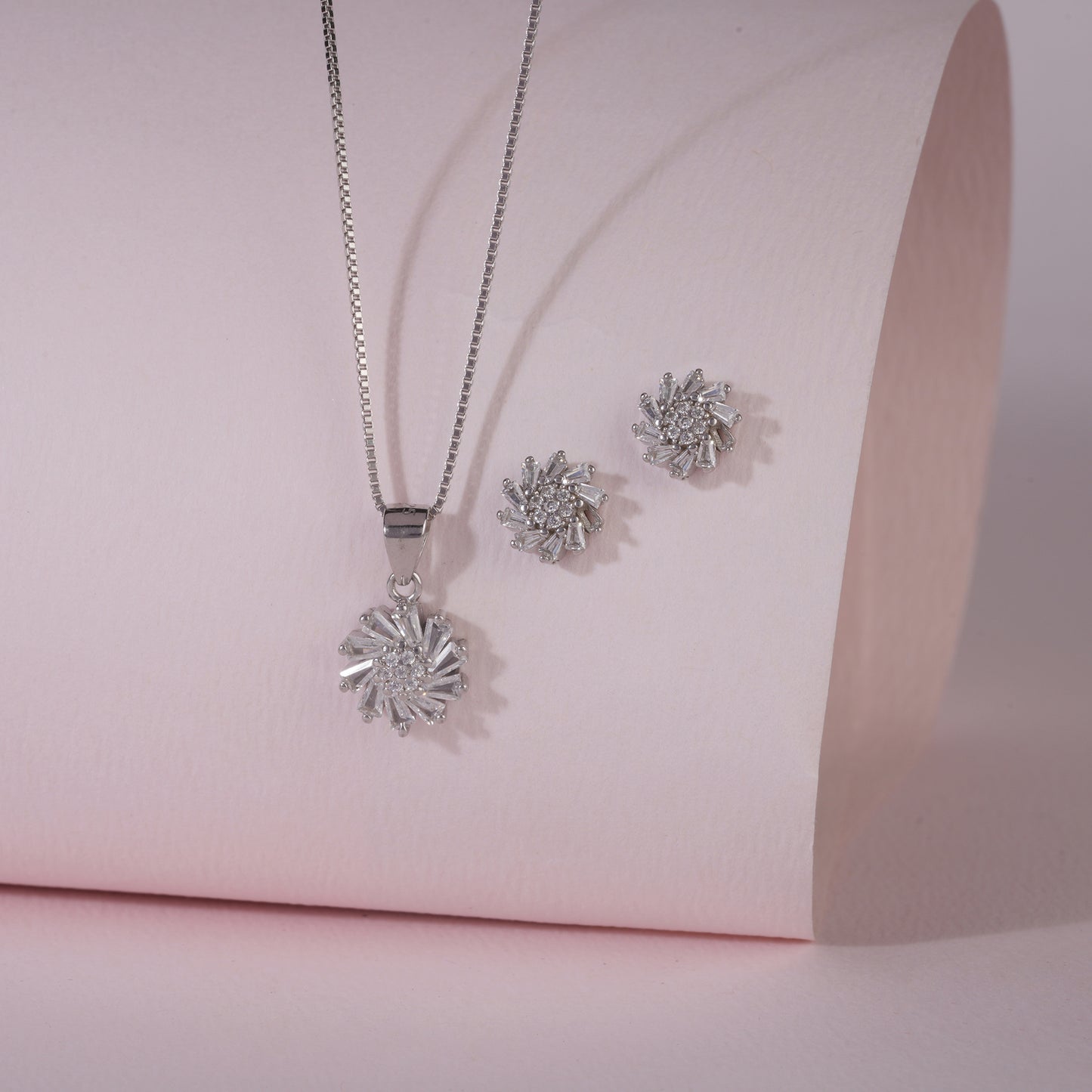 925 Sterling Silver Pendant Set