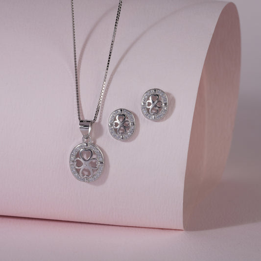 925 Sterling Silver Pendant Set