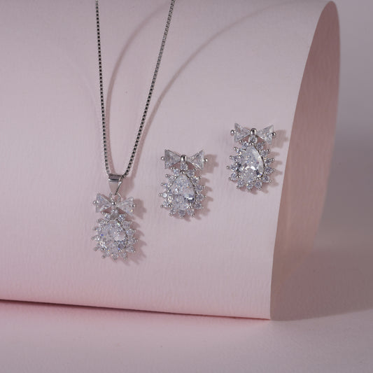 925 Sterling Silver Pendant Set