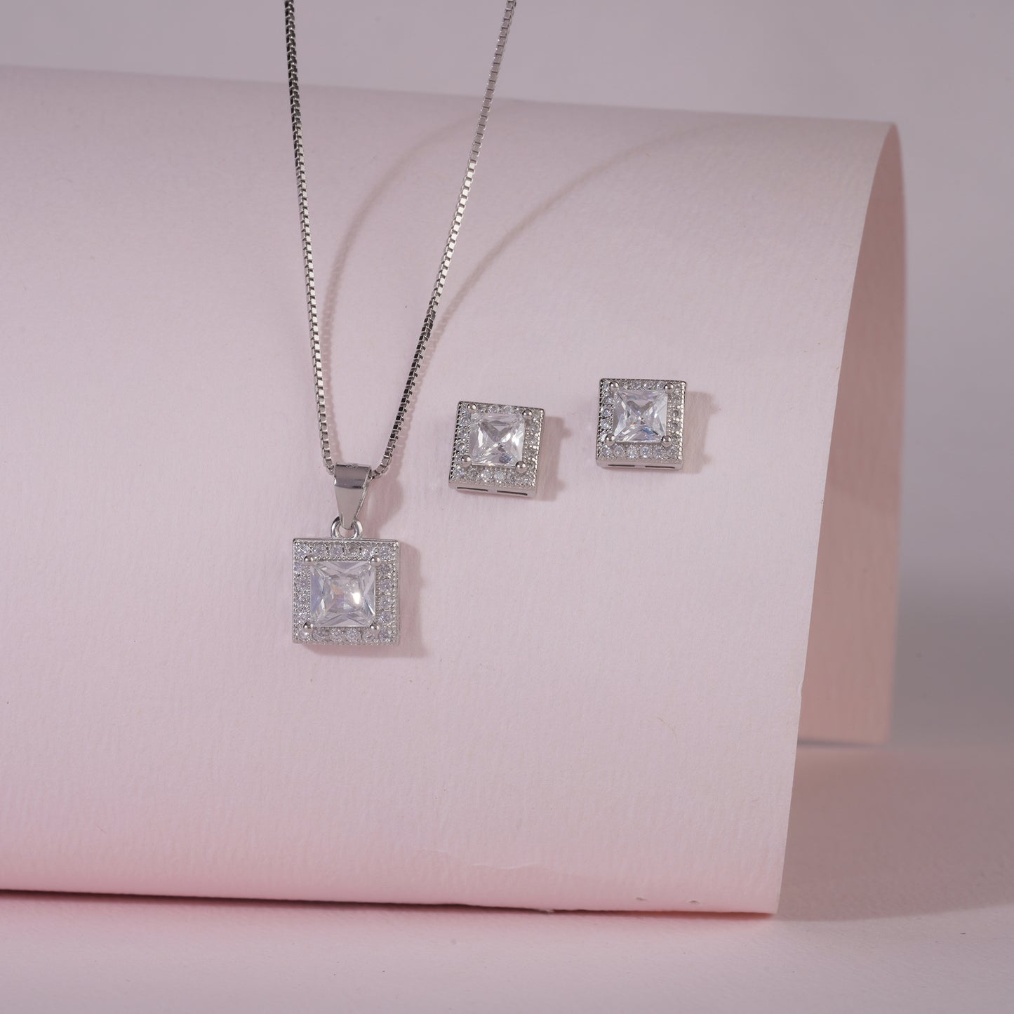 925 Sterling Silver Pendant Set