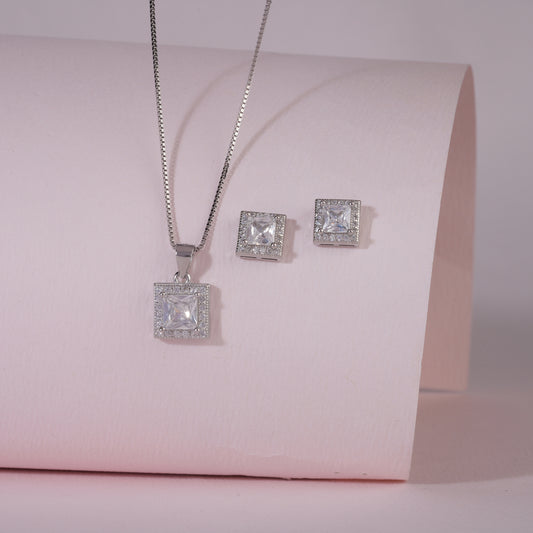 925 Sterling Silver Pendant Set