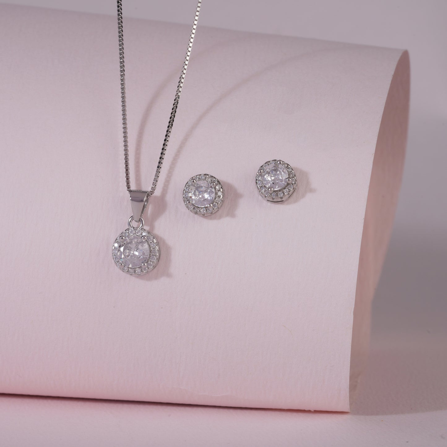 925 Sterling Silver Pendant Set