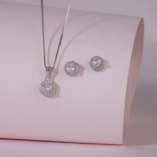925 Sterling Silver Pendant Set