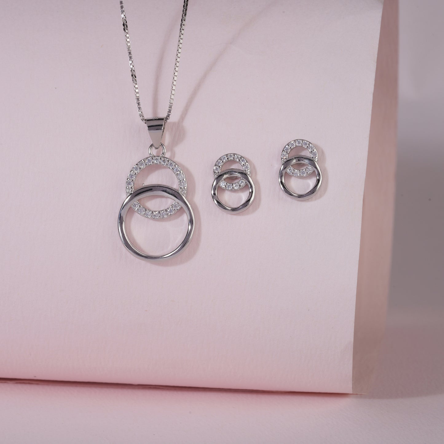 925 Sterling Silver Pendant Set