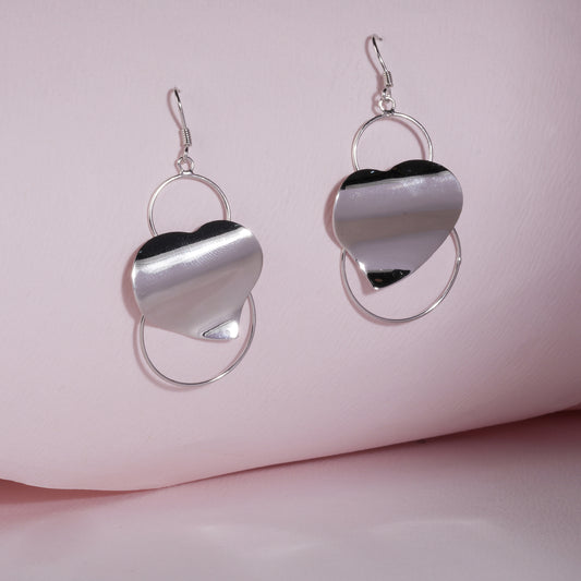 925 Sterling Silver Laser Cut Earrings