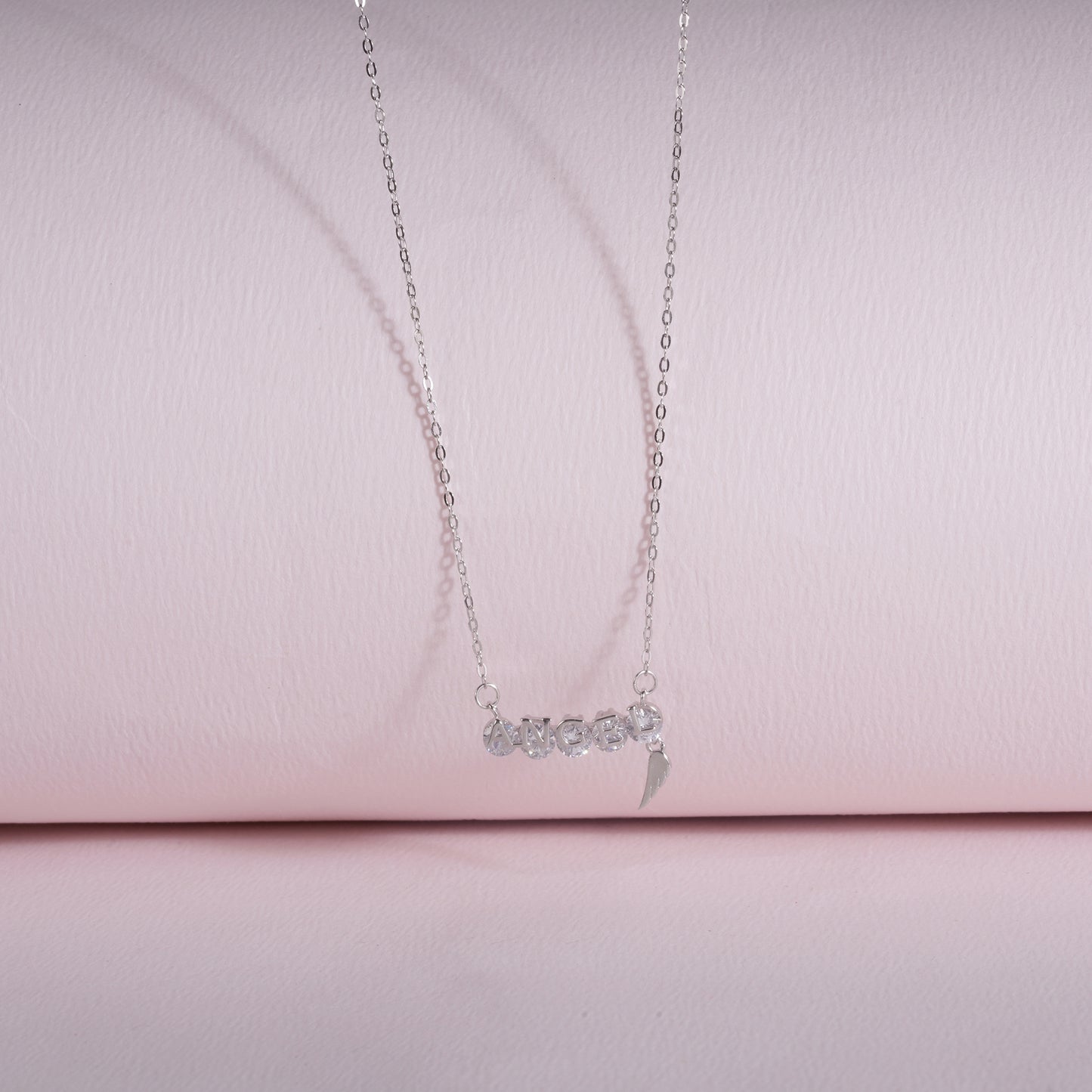 925 Sterling Silver Chain Angel Pendant Necklace