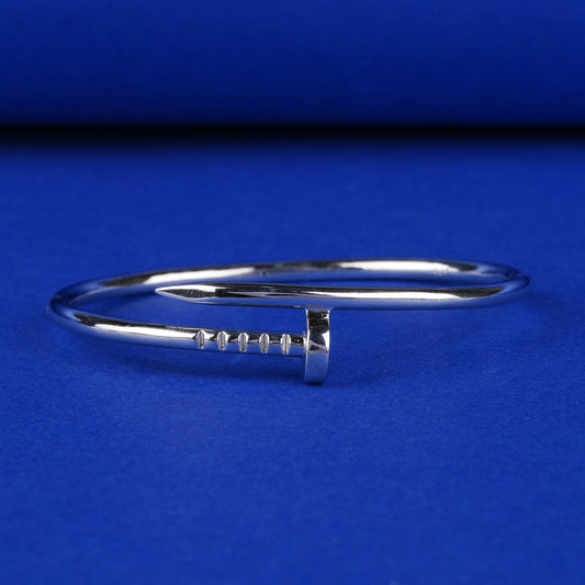 925 Sterling Silver Bracelet Kada Screw