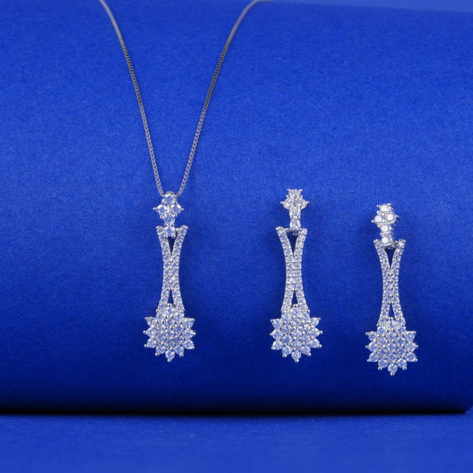 925 Sterling Silver Pendant Set