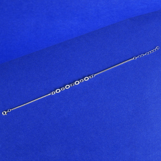 925 Sterling Silver Oval Link Bracelet