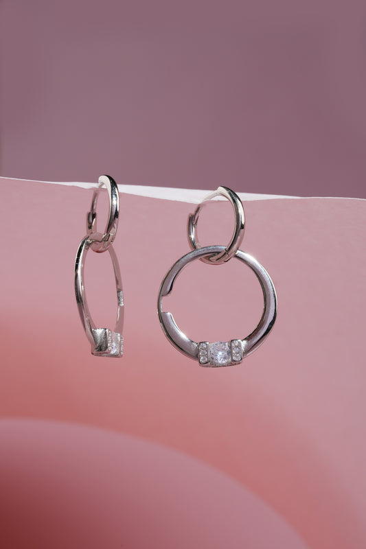 925 Sterling Silver Hoop Earrings