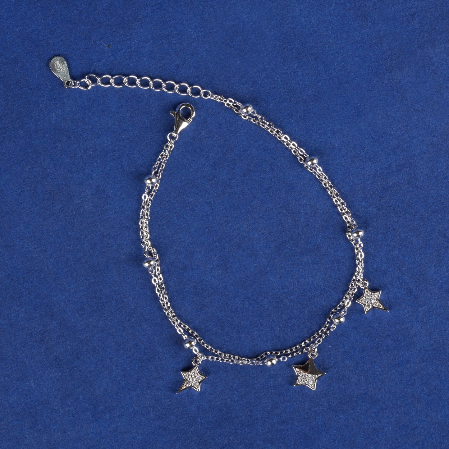 925 Sterling Silver Charms Bracelet